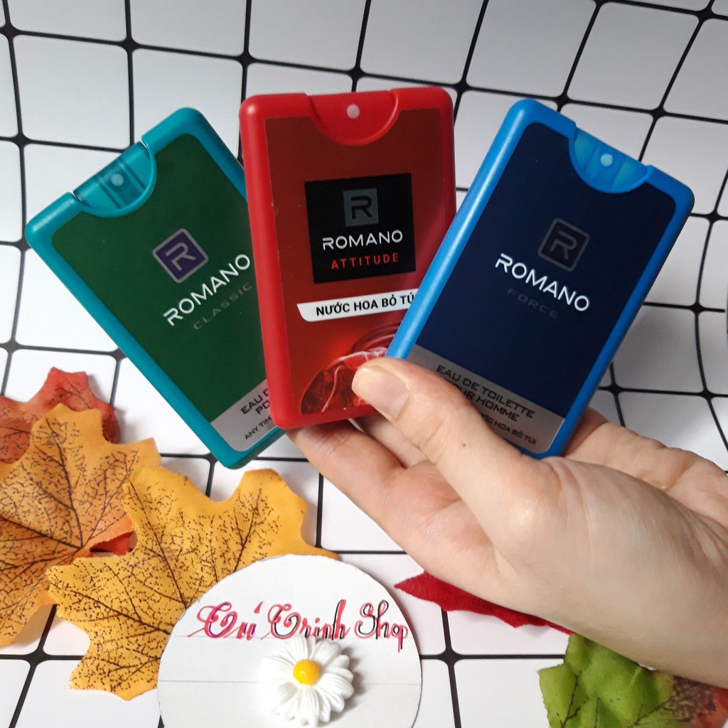 Nước Hoa Bỏ Túi Romano (18ml) | Thế Giới Skin Care