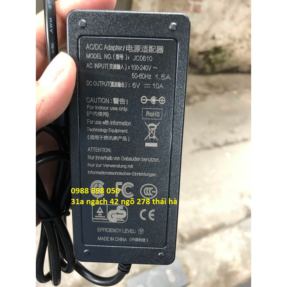 bộ nguồn 6v 10a loại tốt