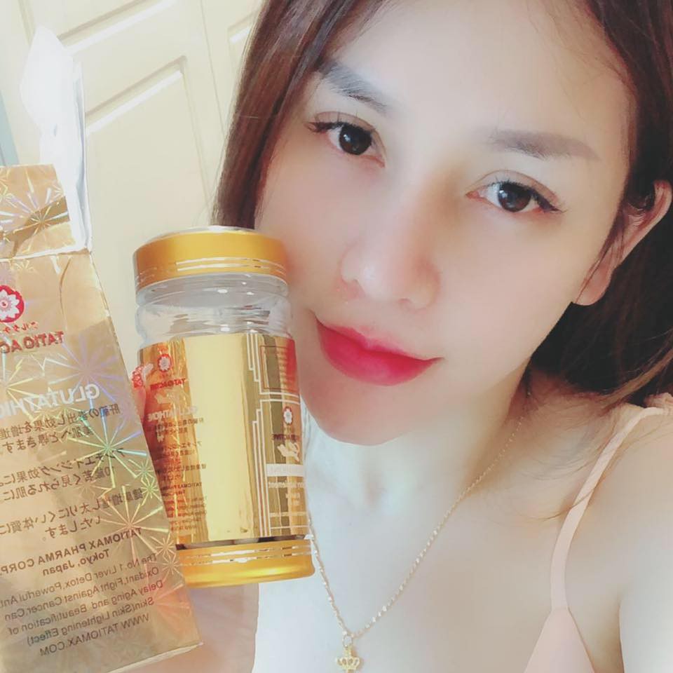 Viên Trắng Da Tatio Active Gold Glutathione Nhật Bản 1850mg