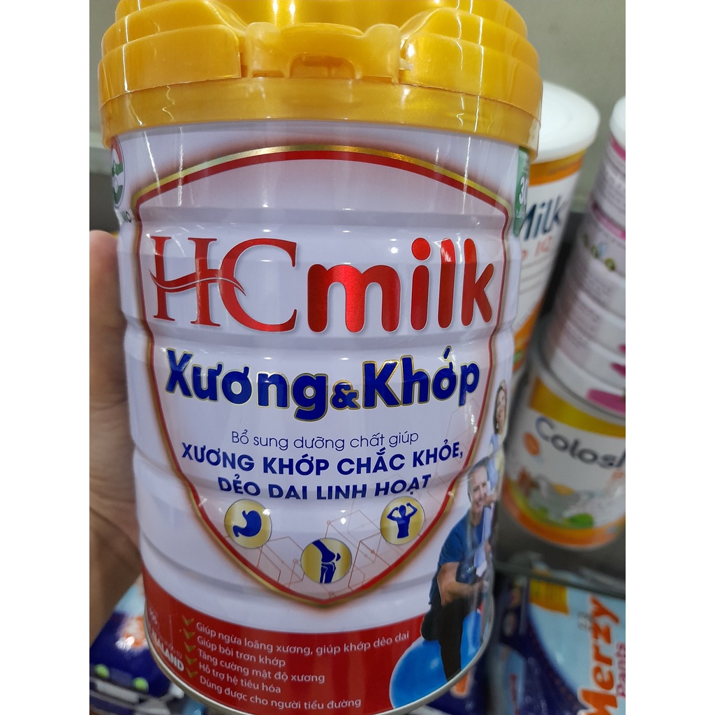 Sữa bột tốt cho xương khớp HCmilk bổ sung Canxi – Glucosamin - giảm nhức mỏi, ngừa bệnh tim mạch và loãng xương