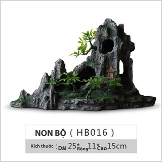 Đá Non Bộ Mini Trang Trí Bể Cá Nhiều Mẫu Lựa Chọn