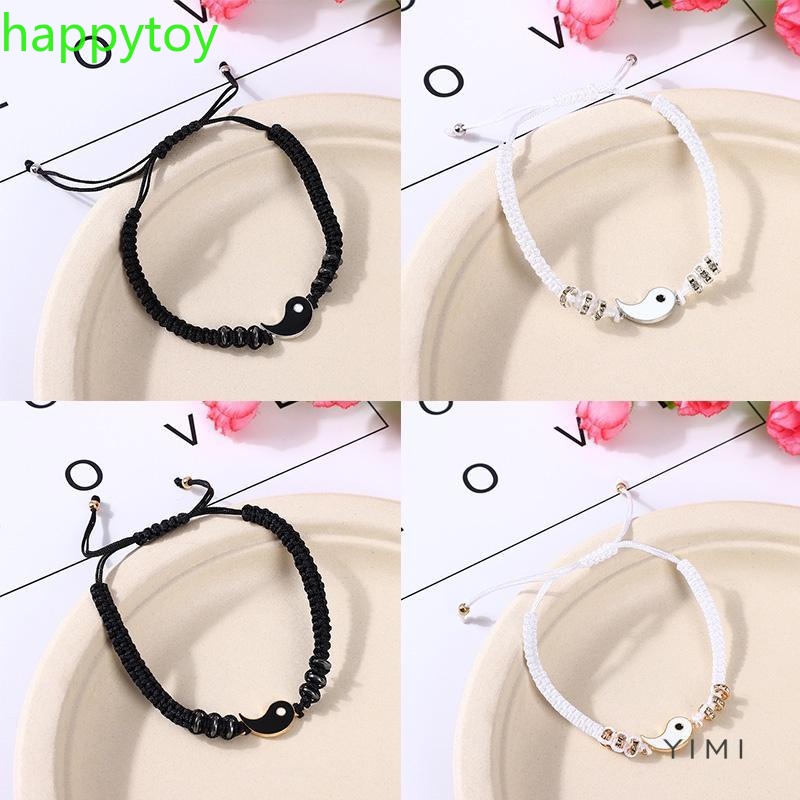 Vòng đeo tay cặp đôi bằng hợp kim Tai Chi Bagua Bracelet Rope
