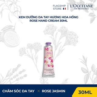 Kem dưỡng tay l'occitane hương hoa hồng - hoa lài rose & jasmine hand cream 30ml