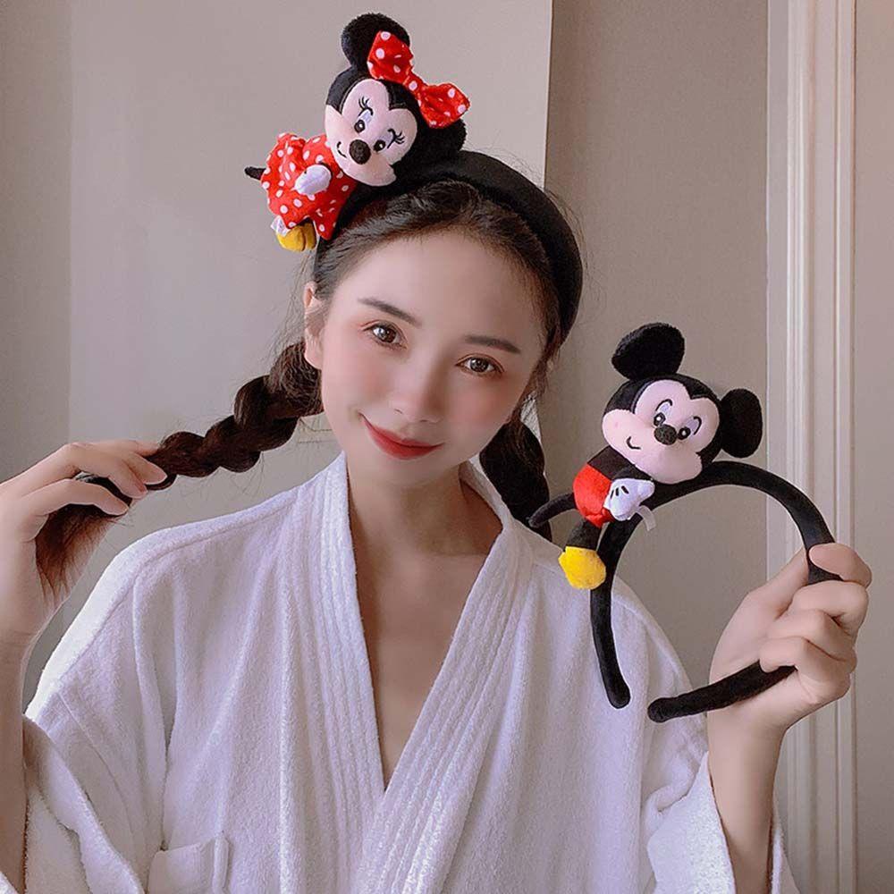 Băng Đô Cài Tóc Đính Gấu Pooh Hoạt Hình Lấp Lánh