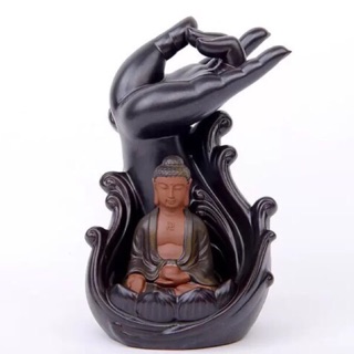 Thác khói trầm hương phật tổ như lai tặng 3 nụ trầm TK_08