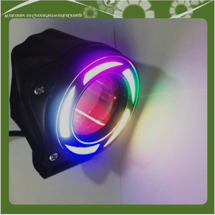 Đèn trợ sáng U4 7 màu tặng công tắc Greennetworks