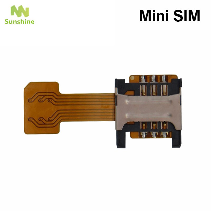 Đầu kết nối sim 2 đầu nano micro SD cao cấp cho Samsung XIAOMI Android