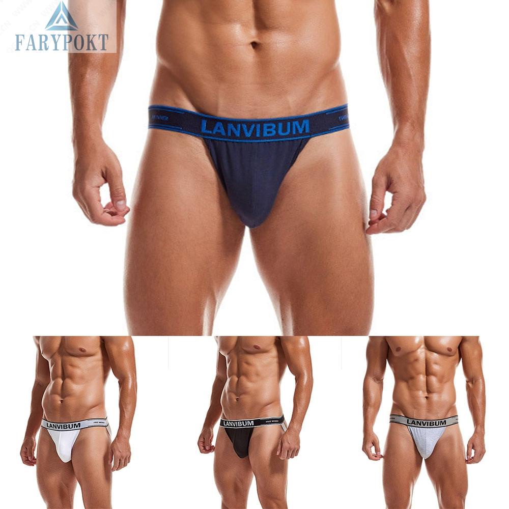 FATY~Men Thong Underpants 1Pc Double Thong Men G-string Homme 100% Brand New