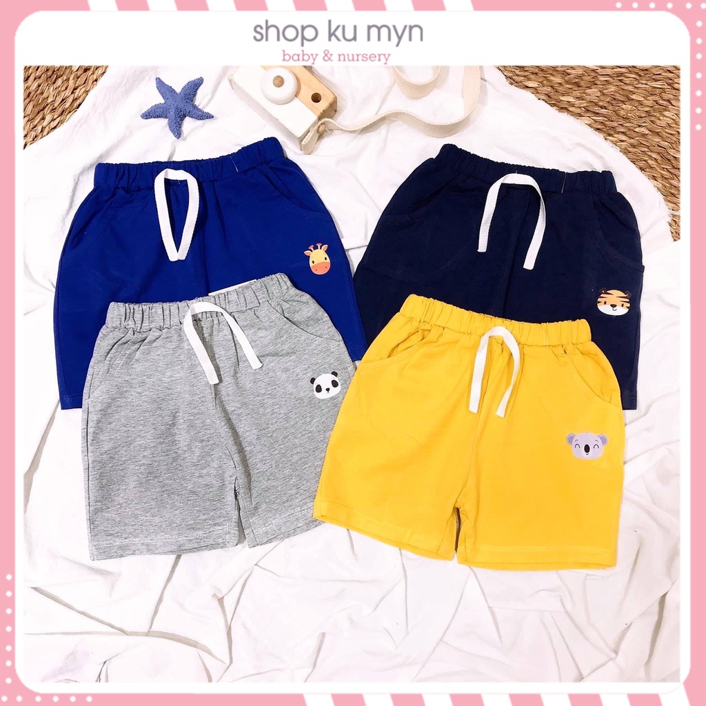 [Mã SKAMCLU8 giảm 10% cho đơn từ 100K] Quần đùi short cotton cho bé thun mềm chính hãng Ku Myn KMQ001