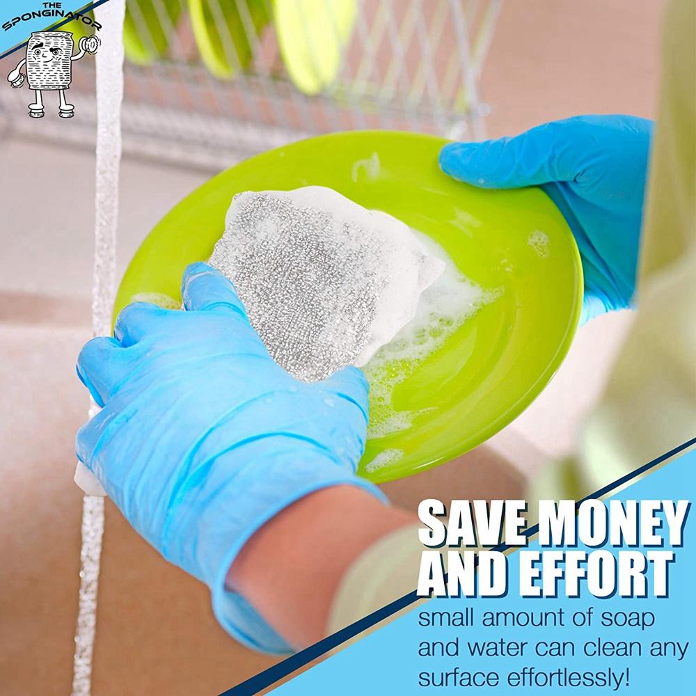 Miếng Bọt Biển Rửa Chén 2 Mặt Không Gây Trầy Xước Và Chống Bẩn Malcom