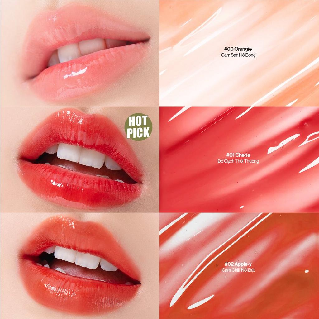 Siêu Son Dưỡng Có Màu Thuần Chay Môi Nhạy Cảm Glamrr Q Vegan Super Lip Balm