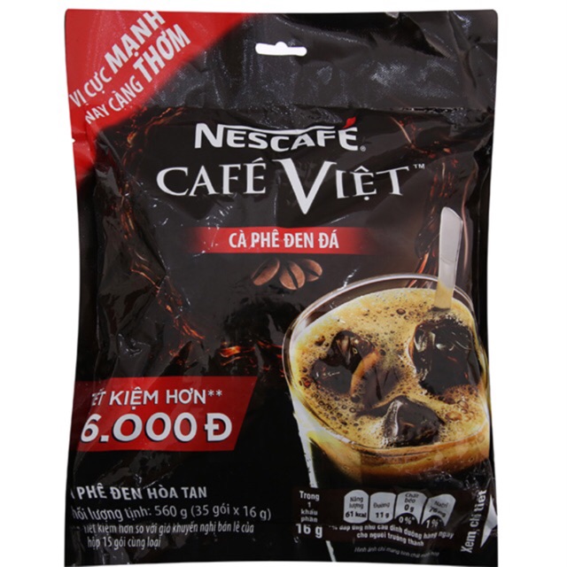 Cafe Việt  37 gói 16g hsd nhập liên tục