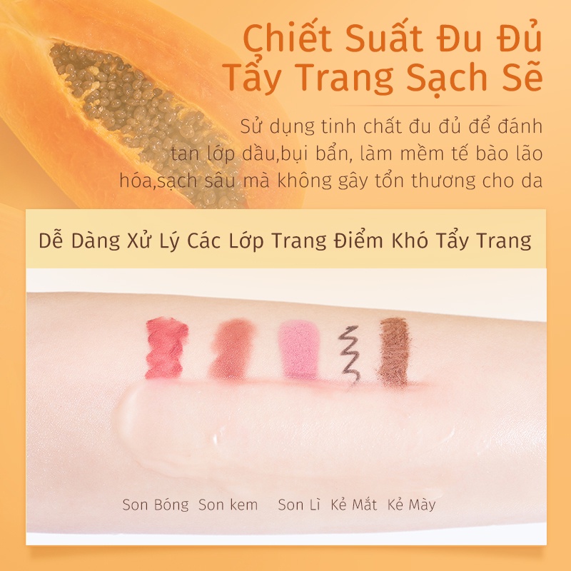 Kem tẩy trang JUDYDOLL dưỡng ẩm dịu nhẹ chiết xuất từ đu đủ 80g