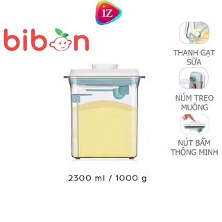 Hộp đựng sữa bột kín khí Bibon - Hình chữ nhật (2300ml)