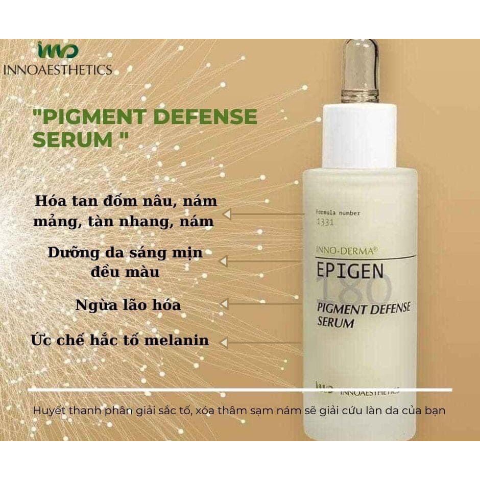 Huyết Thanh Innoaesthetics INNO,DERMA PIGMENT DEFENSE SERUM Sáng Da- Giảm Sạm Nám