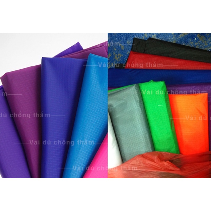 Vải ca rô  chống thấm may diều