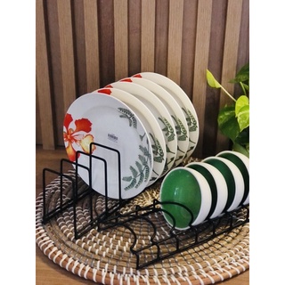 Giá để chén tô dĩa bằng khung sắt: ( chén:30x11x3cm, dĩa 30x8x10 cm)