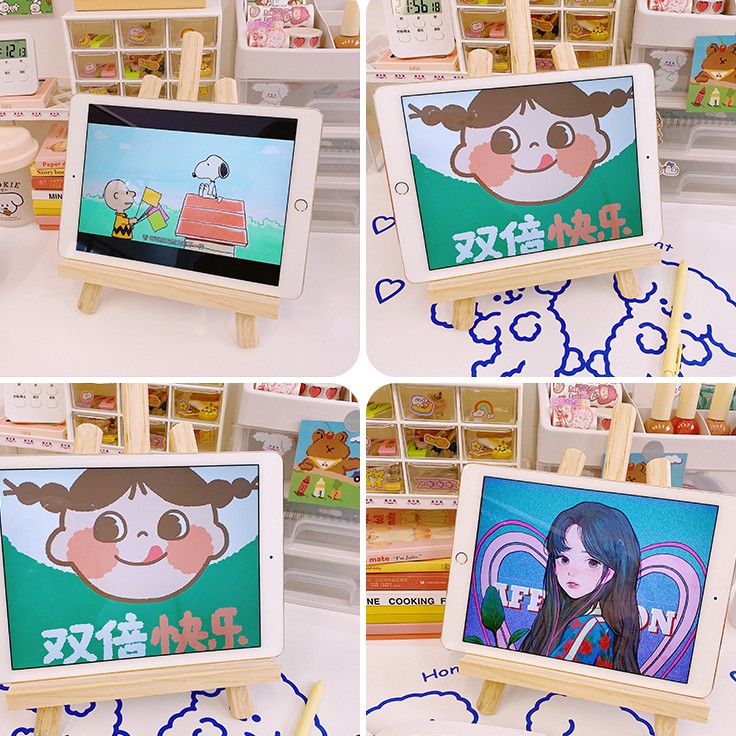 Giá Đỡ Điện Thoại Kệ Gỗ Kê Ipad Decor Phòng Phong Cách Hàn | BigBuy360 - bigbuy360.vn