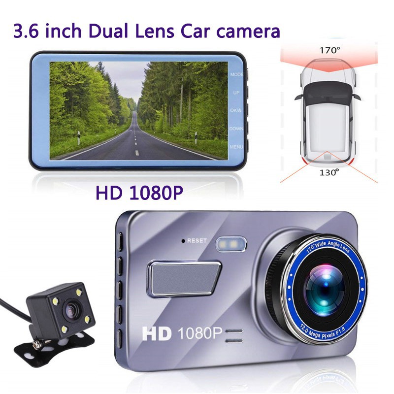 Set camera quan sát phía sau 1080P A10 kèm phụ kiện cho xe hơi