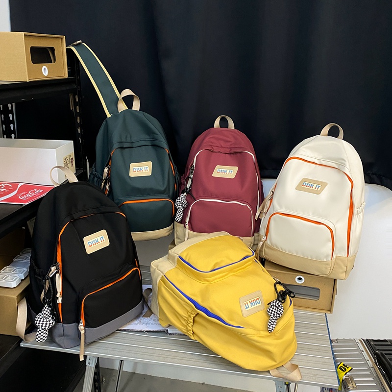 Ba lô PRETTYZYS sức chứa lớn 15.6inch phong cách Hàn Quốc ulzzang 2022 dành cho học sinh sinh viên