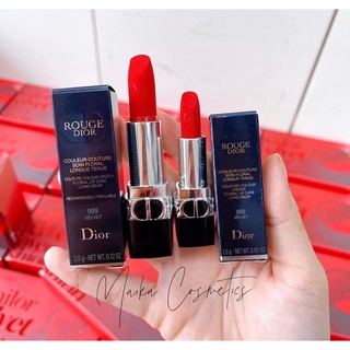 (Mã NSF020280 giảm 80K) SON DIOR MINI 999 ROUGE MATTE MINI