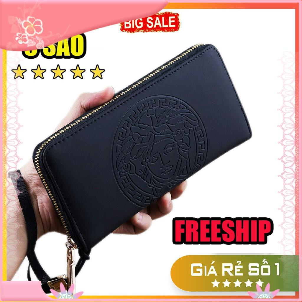 Ví cầm tay nam nữ dáng dài đựng nhiều đồ vừa điện thoại MIA SHOP 1994