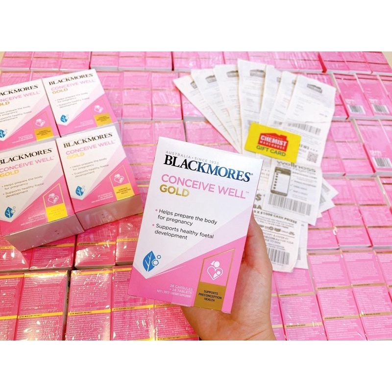 Tăng thụ thai bổ trứng Blackmores Conceive Well Gold Úc