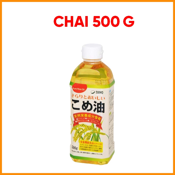 Dầu Gạo Tsuno Hữu Cơ Nội Địa Nhật Tốt Cho Cả Gia Đình Dậu Ăn Cho Bé BabyRice 055