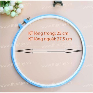 KHUNG TRÒN NHỰA THÊU TRANH C8006