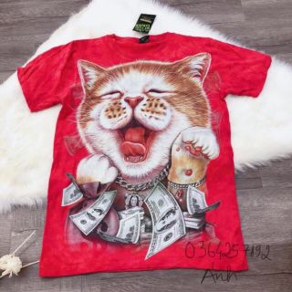 Áo 3D mèo phò