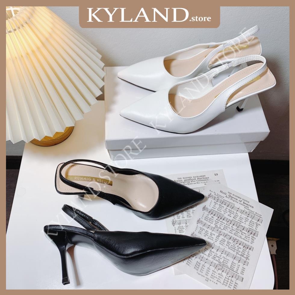 Giày cao gót quai mảnh mũi nhọn 7 phân cao cấp,Sandal cao gót quai mảnh mũi nhọn 7 phân cao cấp KYLAND.STORE