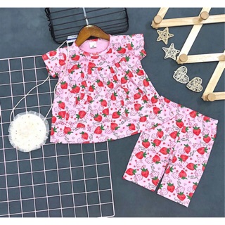 Sỉ lố Bộ ba lỗ thun cotton bé trai bé gái