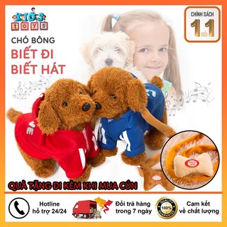 Chó bông đồ chơi biết đi,biết hát,biết lắc mông cực Cute cho bé yêu