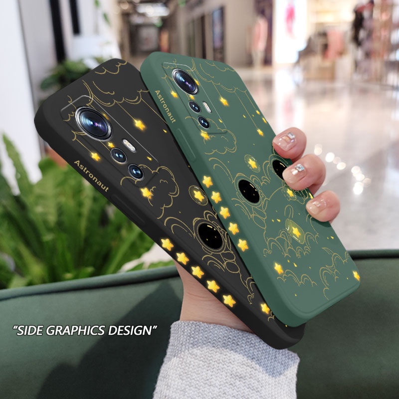 Ốp Điện Thoại Hình Phi Hành Gia Nebula Cho Xiaomi Mi 12 12S 12X 11 Pro Lite Ultra 11Lite 11i