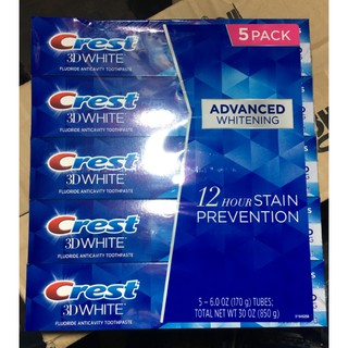 Kem Đánh Răng Crest 3D White Advanced Whitening 127g