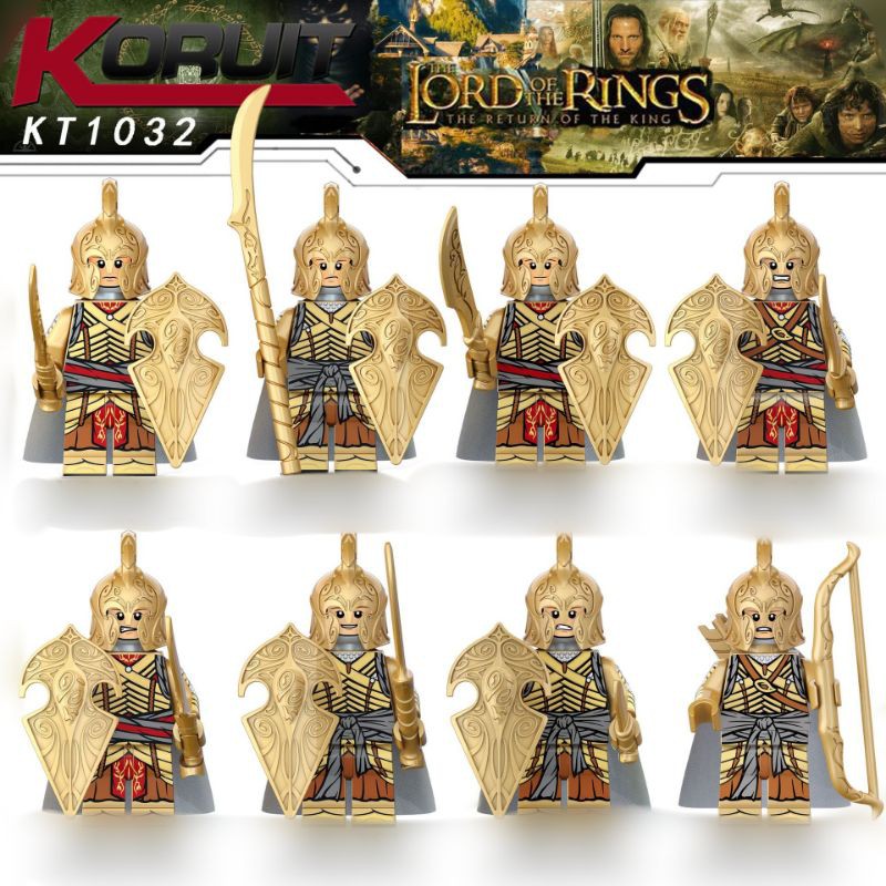 [ Random 1 con] Lego - Koruit KT 1032 mini Lord of the rings - Lính Elf ( 1c ) mô hình lắp giáp rèn luyện trí thông minh