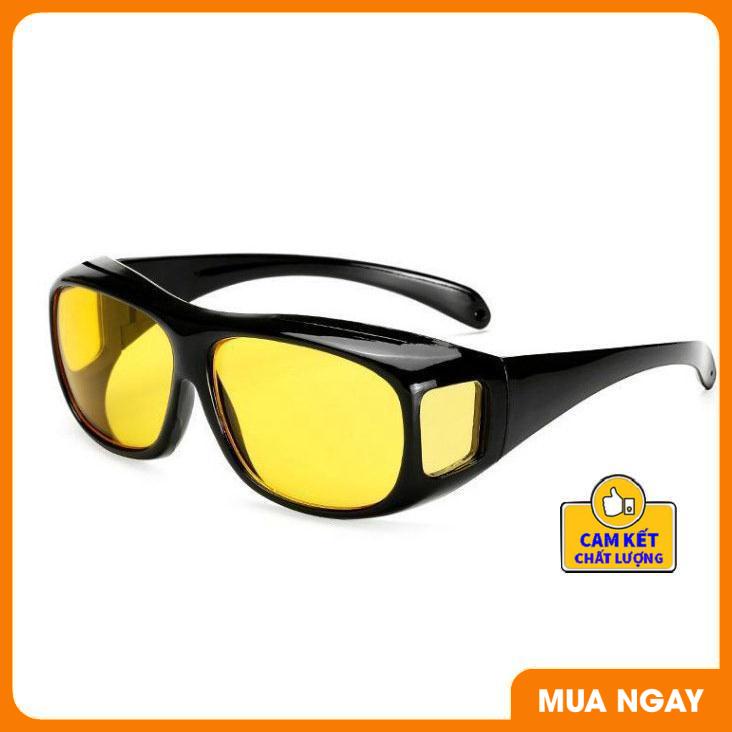 Kính đi đêm - kính nhìn xuyên đêm - kính thời trang - kính chống bụi từ ánh đèn xe đang đi lại trên đường ST