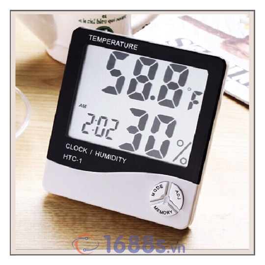 Hiển thị nhiệt độ + độ ẩm HTC-1 - 1688s.vn