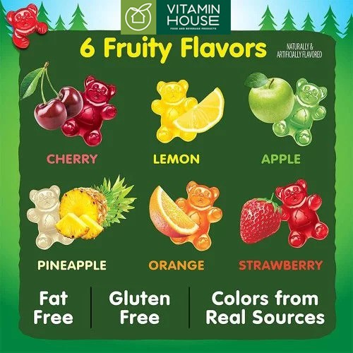 Combo 5 Kẹo dẻo gấu Organic Black Forest 23g