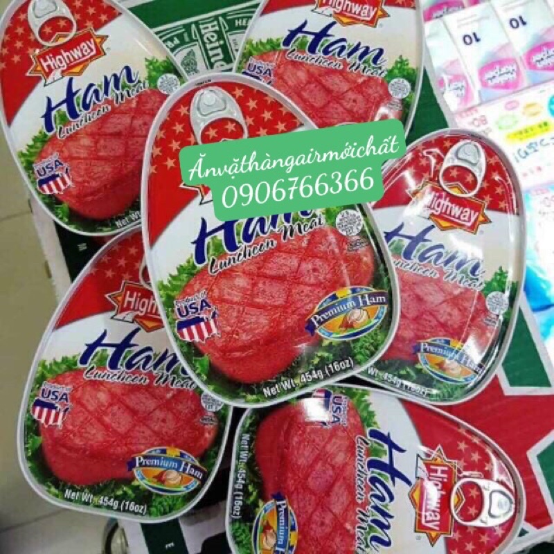 Thịt Hộp Ham Highway Mỹ Hộp 454 Gram