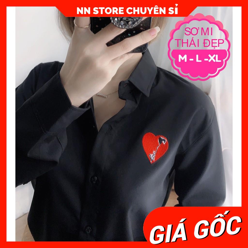 ÁO SƠ MI CÔNG SỞ - ÁO SƠ MI CẶP NAM NỮ SMPT ⚡FREESHIP⚡100% ẢNH THẬT⚡ NN CHUYÊN SỈ - NN STORE
