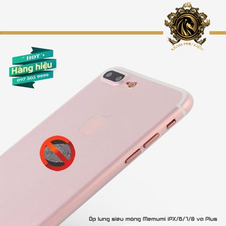 Ốp lưng Memumi siêu mỏng cho iPhone X/6/7/8 và Plus