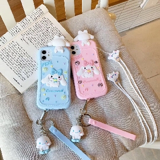 Ốp lưng silicone hình cún Cinnamoroll cho iphone 6/7/8/x/xr/xs/xsmax/11/11pro/11promax