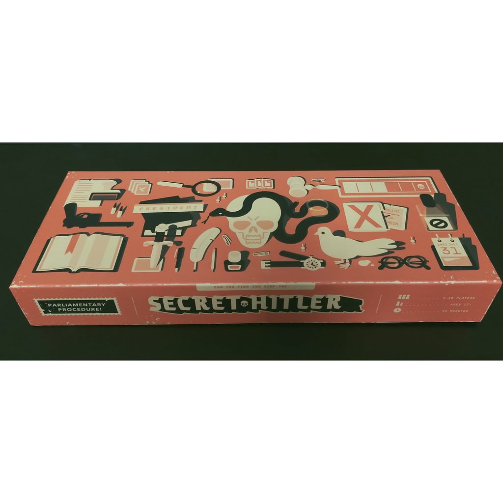 TRÒ CHƠI HỘI NHÓM SECRET HITLER PHIÊN BẢN TIẾNG ANH CAO CẤP