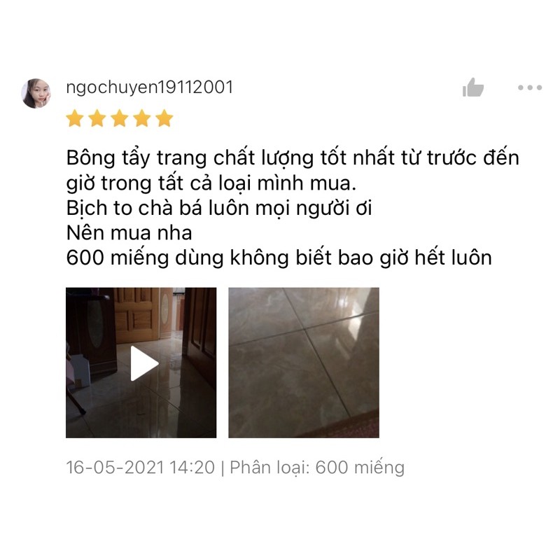 Bông tẩy trang tetra 600 miếng date tháng 4/2026, Bông tẩy trang tetra pháp 500 miếng, bông tetra 500 miếng | BigBuy360 - bigbuy360.vn