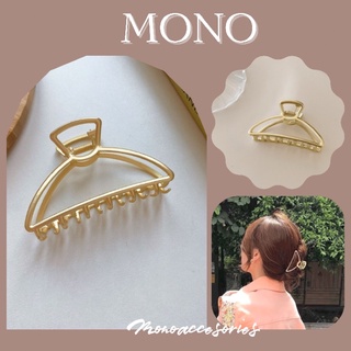 [ẢNH THẬT] Kẹp tóc kim loại, kẹp càng cua phong cách Hàn Quốc cho nữ, Mono Accessories T6