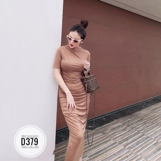 Bigsize Đầm thun body D379