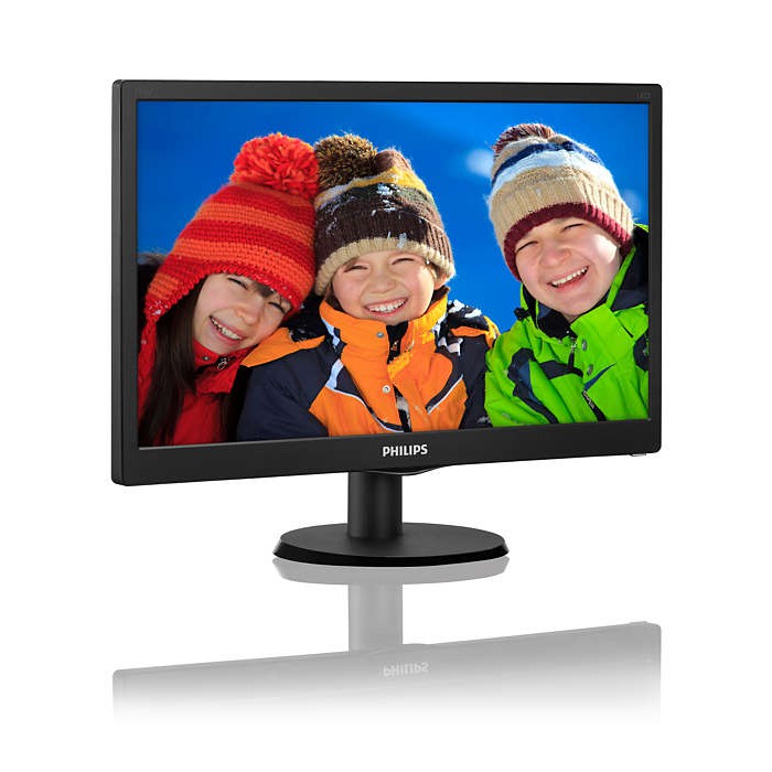 Màn hình máy tính 19inch Philips LCD 193V5LSB2/97 VGA chính hãng DGW phân phối