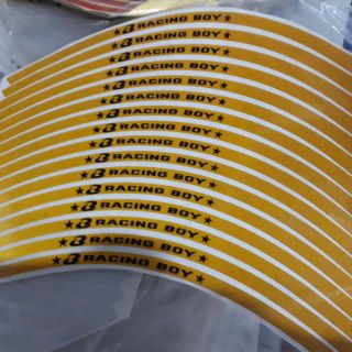 Tem dán vành phản quang Racingboy