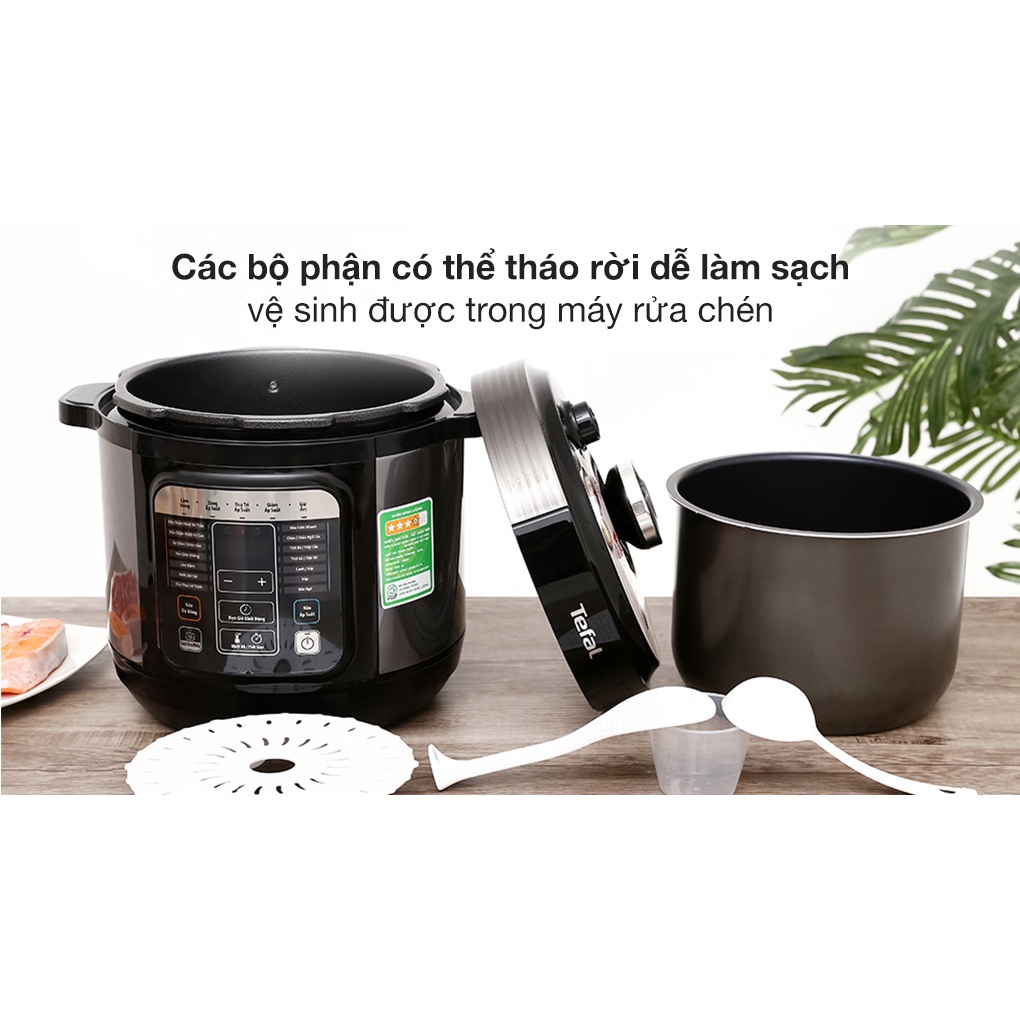 Nồi áp suất Tefal CY601868 - 6 lít - Bảo hành 24 tháng chính hãng